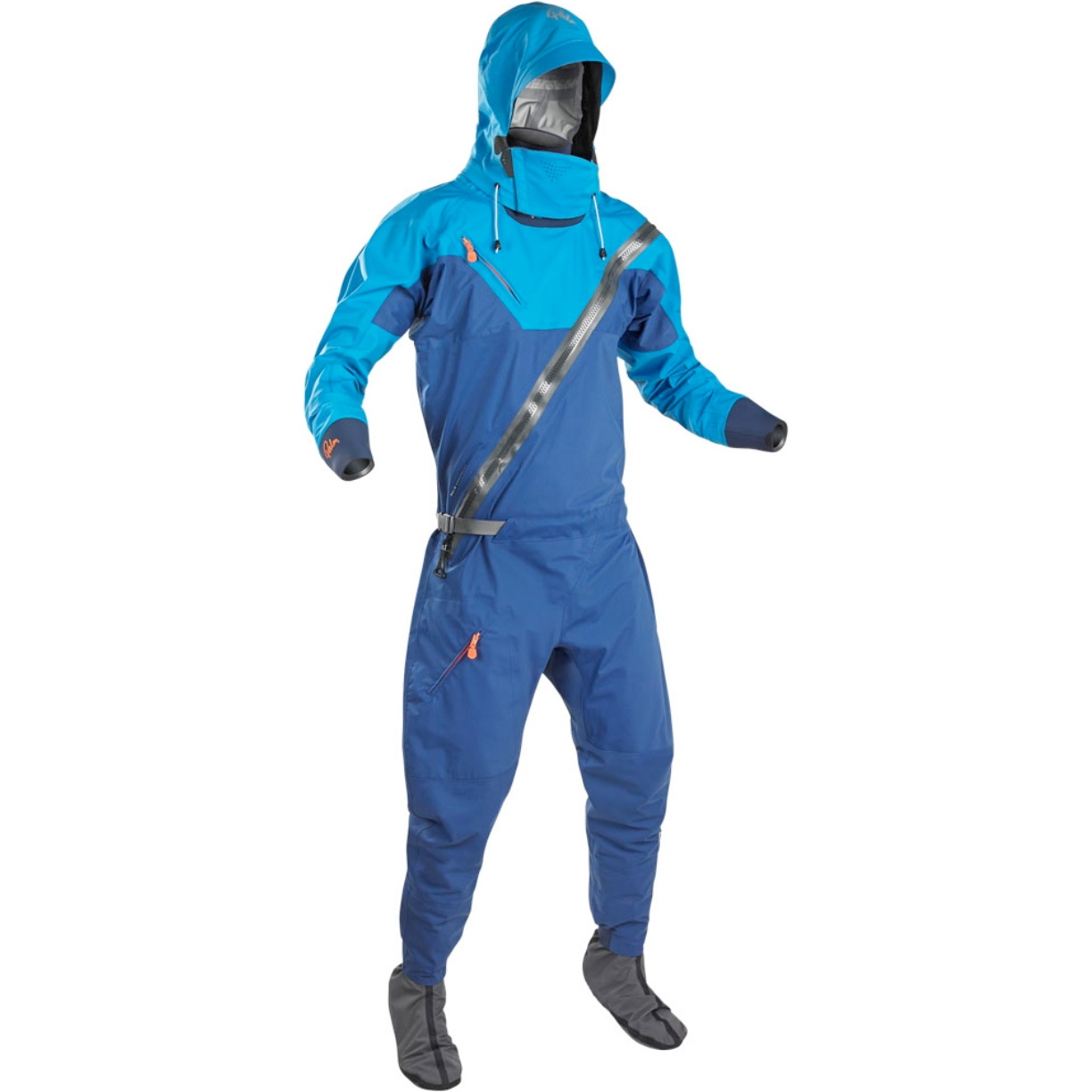 2026 Palm Mens Fuse Adventure Kayak Drysuit 12788 - Navy / Mid Blue